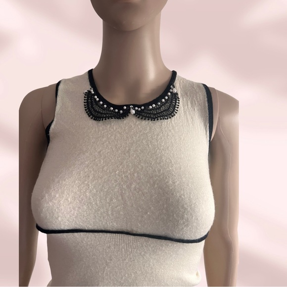 Alannah hill Complete me Cami ladies size 6 Wool Blend,embellished Neckline - Picture 4 of 10